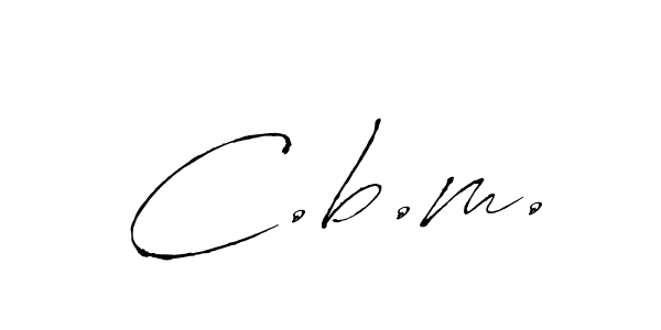 Also we have C.b.m. name is the best signature style. Create professional handwritten signature collection using Antro_Vectra autograph style. C.b.m. signature style 6 images and pictures png