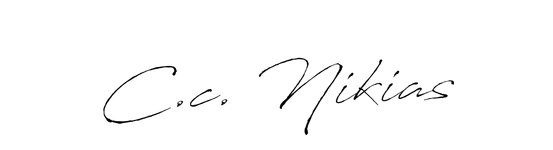 Also You can easily find your signature by using the search form. We will create C.c. Nikias name handwritten signature images for you free of cost using Antro_Vectra sign style. C.c. Nikias signature style 6 images and pictures png