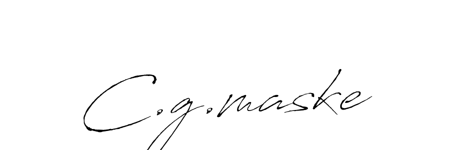 How to make C.g.maske signature? Antro_Vectra is a professional autograph style. Create handwritten signature for C.g.maske name. C.g.maske signature style 6 images and pictures png