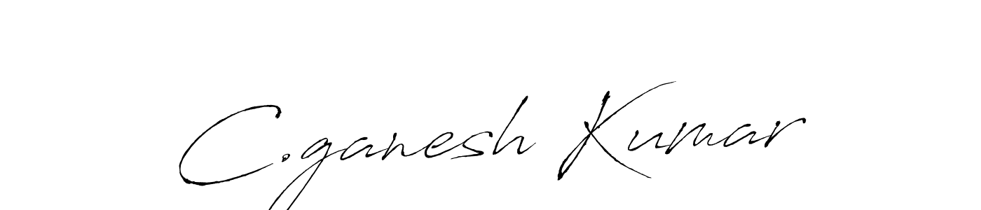 Use a signature maker to create a handwritten signature online. With this signature software, you can design (Antro_Vectra) your own signature for name C.ganesh Kumar. C.ganesh Kumar signature style 6 images and pictures png