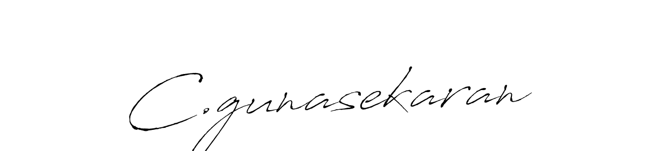 The best way (Antro_Vectra) to make a short signature is to pick only two or three words in your name. The name C.gunasekaran include a total of six letters. For converting this name. C.gunasekaran signature style 6 images and pictures png