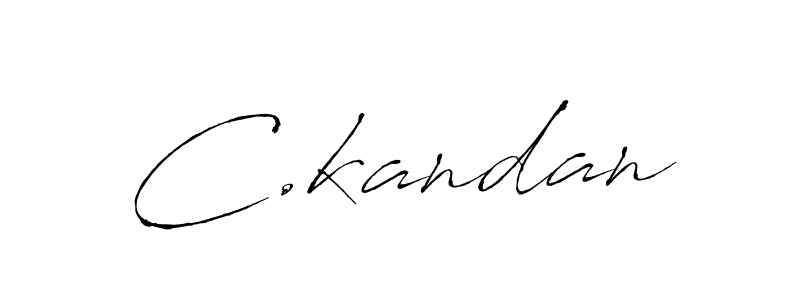 Also we have C.kandan name is the best signature style. Create professional handwritten signature collection using Antro_Vectra autograph style. C.kandan signature style 6 images and pictures png