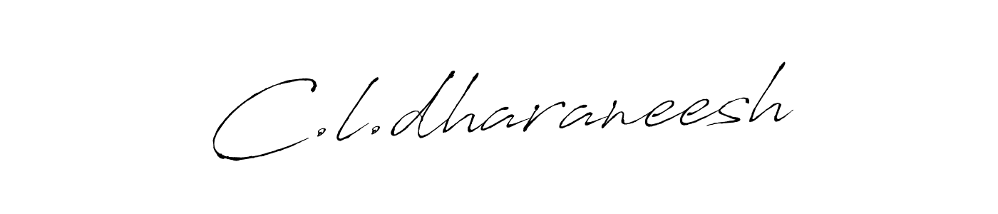 You should practise on your own different ways (Antro_Vectra) to write your name (C.l.dharaneesh) in signature. don't let someone else do it for you. C.l.dharaneesh signature style 6 images and pictures png