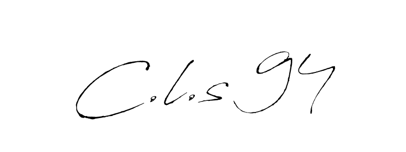 This is the best signature style for the C.l.s 94 name. Also you like these signature font (Antro_Vectra). Mix name signature. C.l.s 94 signature style 6 images and pictures png