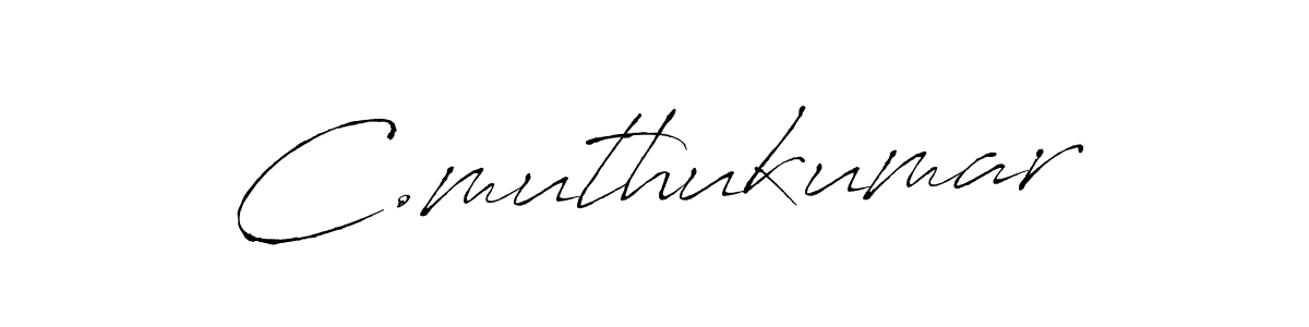 How to make C.muthukumar signature? Antro_Vectra is a professional autograph style. Create handwritten signature for C.muthukumar name. C.muthukumar signature style 6 images and pictures png