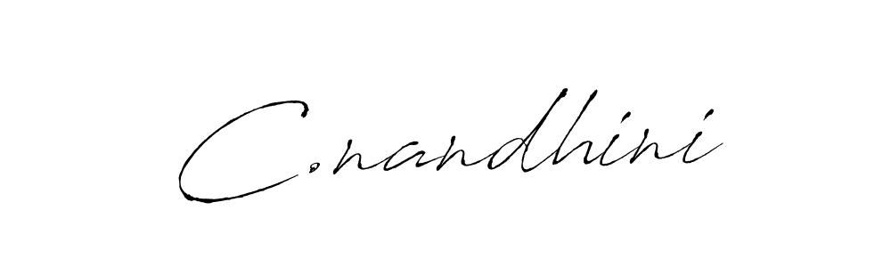 You should practise on your own different ways (Antro_Vectra) to write your name (C.nandhini) in signature. don't let someone else do it for you. C.nandhini signature style 6 images and pictures png