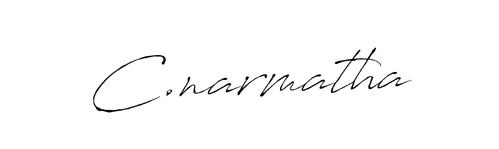 Design your own signature with our free online signature maker. With this signature software, you can create a handwritten (Antro_Vectra) signature for name C.narmatha. C.narmatha signature style 6 images and pictures png