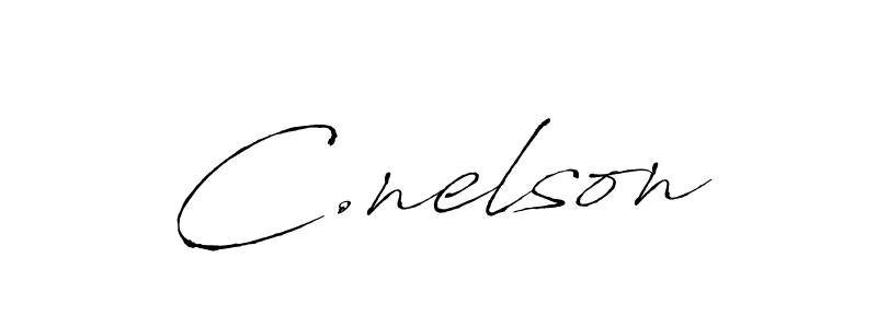 Make a beautiful signature design for name C.nelson. With this signature (Antro_Vectra) style, you can create a handwritten signature for free. C.nelson signature style 6 images and pictures png