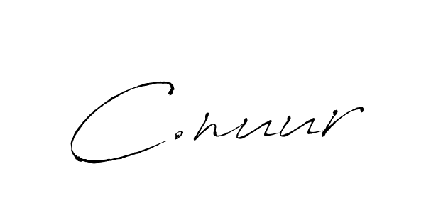 C.nuur stylish signature style. Best Handwritten Sign (Antro_Vectra) for my name. Handwritten Signature Collection Ideas for my name C.nuur. C.nuur signature style 6 images and pictures png