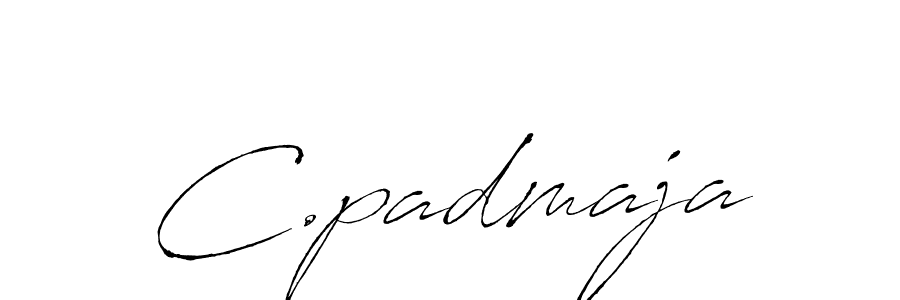 Use a signature maker to create a handwritten signature online. With this signature software, you can design (Antro_Vectra) your own signature for name C.padmaja. C.padmaja signature style 6 images and pictures png