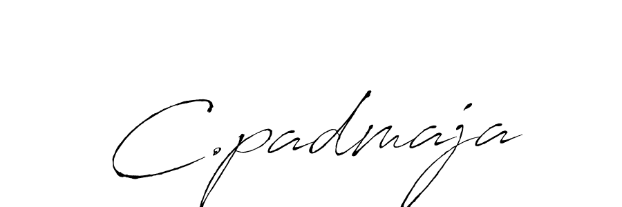The best way (Antro_Vectra) to make a short signature is to pick only two or three words in your name. The name C.padmaja include a total of six letters. For converting this name. C.padmaja signature style 6 images and pictures png