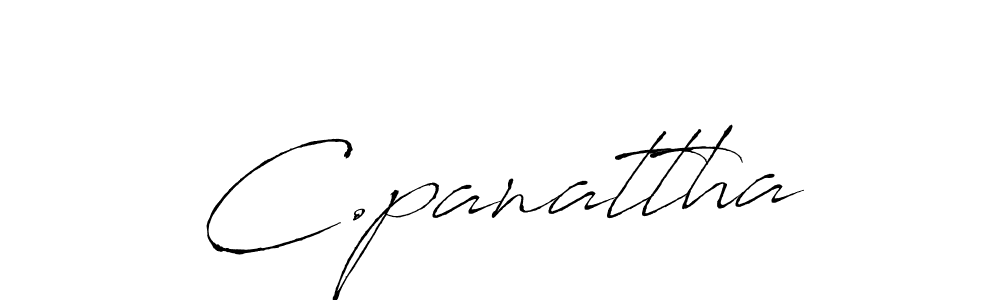 The best way (Antro_Vectra) to make a short signature is to pick only two or three words in your name. The name C.panattha include a total of six letters. For converting this name. C.panattha signature style 6 images and pictures png