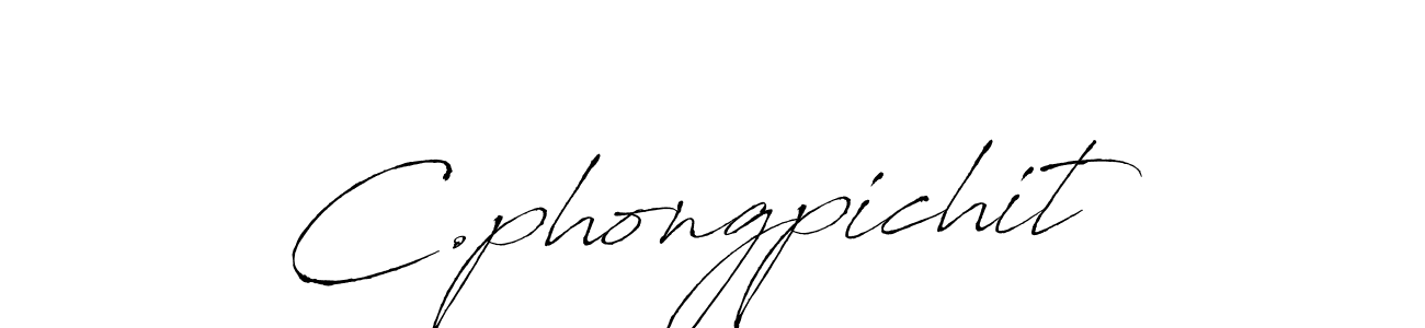 Create a beautiful signature design for name C.phongpichit. With this signature (Antro_Vectra) fonts, you can make a handwritten signature for free. C.phongpichit signature style 6 images and pictures png