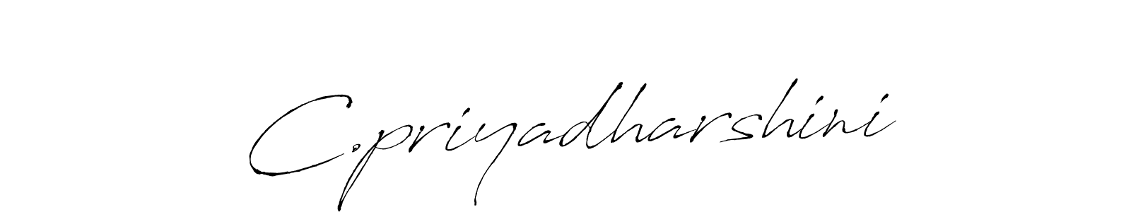 Design your own signature with our free online signature maker. With this signature software, you can create a handwritten (Antro_Vectra) signature for name C.priyadharshini. C.priyadharshini signature style 6 images and pictures png