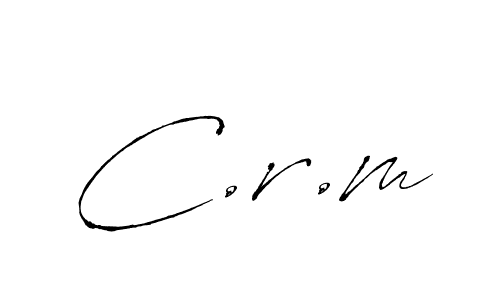 Use a signature maker to create a handwritten signature online. With this signature software, you can design (Antro_Vectra) your own signature for name C.r.m. C.r.m signature style 6 images and pictures png