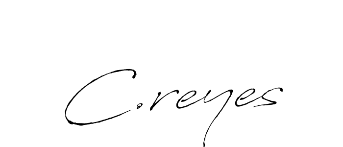 Design your own signature with our free online signature maker. With this signature software, you can create a handwritten (Antro_Vectra) signature for name C.reyes. C.reyes signature style 6 images and pictures png