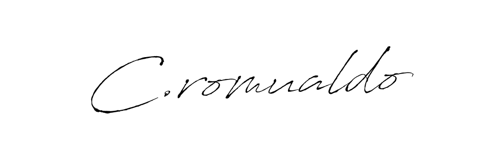 Use a signature maker to create a handwritten signature online. With this signature software, you can design (Antro_Vectra) your own signature for name C.romualdo. C.romualdo signature style 6 images and pictures png