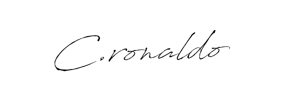 Design your own signature with our free online signature maker. With this signature software, you can create a handwritten (Antro_Vectra) signature for name C.ronaldo. C.ronaldo signature style 6 images and pictures png