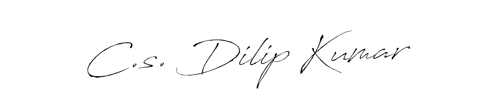 How to make C.s. Dilip Kumar signature? Antro_Vectra is a professional autograph style. Create handwritten signature for C.s. Dilip Kumar name. C.s. Dilip Kumar signature style 6 images and pictures png