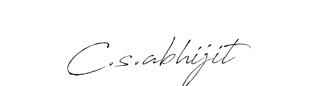 Make a beautiful signature design for name C.s.abhijit. Use this online signature maker to create a handwritten signature for free. C.s.abhijit signature style 6 images and pictures png