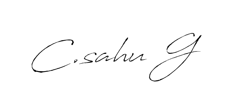 Make a short C.sahu G signature style. Manage your documents anywhere anytime using Antro_Vectra. Create and add eSignatures, submit forms, share and send files easily. C.sahu G signature style 6 images and pictures png