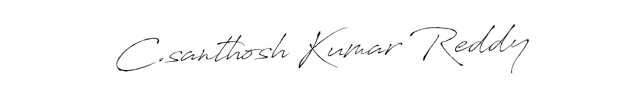 Also we have C.santhosh Kumar Reddy name is the best signature style. Create professional handwritten signature collection using Antro_Vectra autograph style. C.santhosh Kumar Reddy signature style 6 images and pictures png