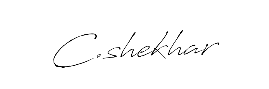 How to make C.shekhar name signature. Use Antro_Vectra style for creating short signs online. This is the latest handwritten sign. C.shekhar signature style 6 images and pictures png