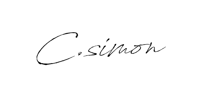 Make a short C.simon signature style. Manage your documents anywhere anytime using Antro_Vectra. Create and add eSignatures, submit forms, share and send files easily. C.simon signature style 6 images and pictures png