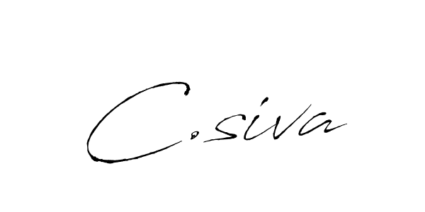 How to make C.siva name signature. Use Antro_Vectra style for creating short signs online. This is the latest handwritten sign. C.siva signature style 6 images and pictures png