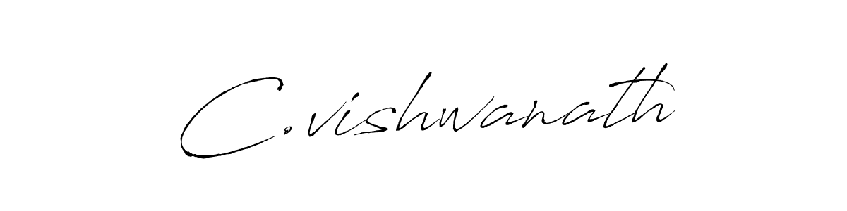 How to make C.vishwanath signature? Antro_Vectra is a professional autograph style. Create handwritten signature for C.vishwanath name. C.vishwanath signature style 6 images and pictures png