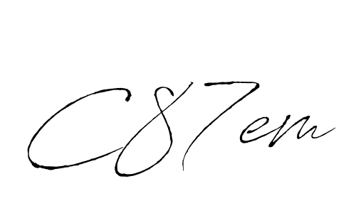 This is the best signature style for the C87em name. Also you like these signature font (Antro_Vectra). Mix name signature. C87em signature style 6 images and pictures png