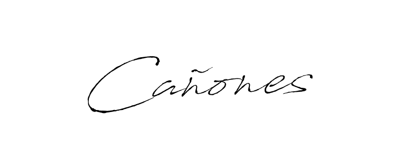 You should practise on your own different ways (Antro_Vectra) to write your name (Cañones) in signature. don't let someone else do it for you. Cañones signature style 6 images and pictures png