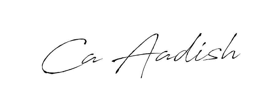 Similarly Antro_Vectra is the best handwritten signature design. Signature creator online .You can use it as an online autograph creator for name Ca Aadish. Ca Aadish signature style 6 images and pictures png