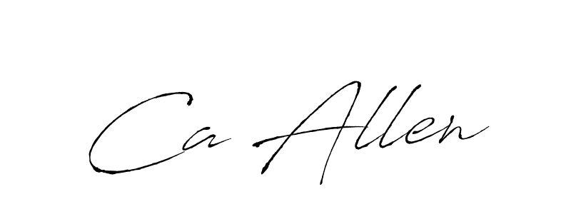 Create a beautiful signature design for name Ca Allen. With this signature (Antro_Vectra) fonts, you can make a handwritten signature for free. Ca Allen signature style 6 images and pictures png