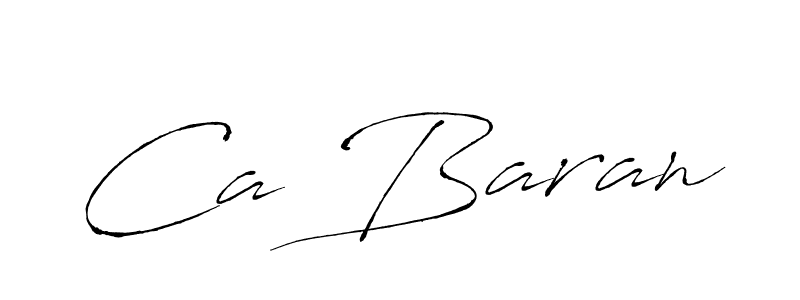 Make a beautiful signature design for name Ca Baran. With this signature (Antro_Vectra) style, you can create a handwritten signature for free. Ca Baran signature style 6 images and pictures png