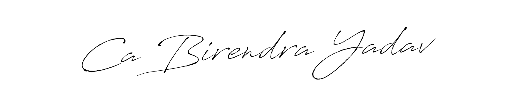 Here are the top 10 professional signature styles for the name Ca Birendra Yadav. These are the best autograph styles you can use for your name. Ca Birendra Yadav signature style 6 images and pictures png