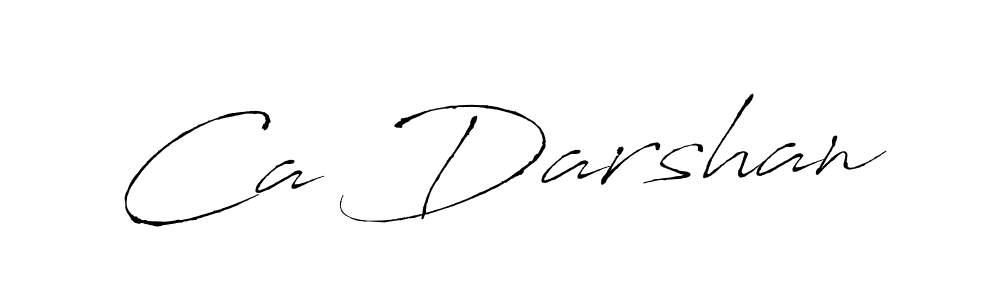 How to make Ca Darshan name signature. Use Antro_Vectra style for creating short signs online. This is the latest handwritten sign. Ca Darshan signature style 6 images and pictures png