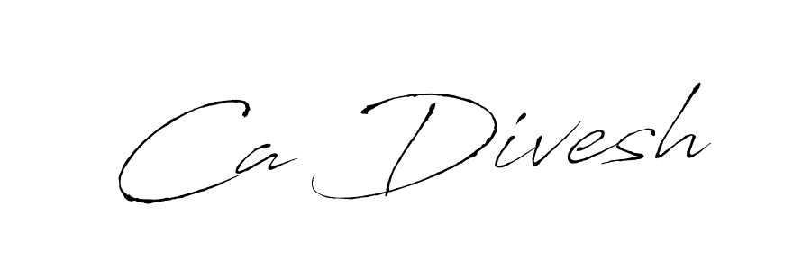 It looks lik you need a new signature style for name Ca Divesh. Design unique handwritten (Antro_Vectra) signature with our free signature maker in just a few clicks. Ca Divesh signature style 6 images and pictures png