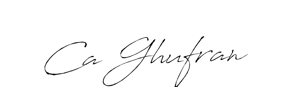 if you are searching for the best signature style for your name Ca Ghufran. so please give up your signature search. here we have designed multiple signature styles  using Antro_Vectra. Ca Ghufran signature style 6 images and pictures png