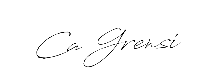 Design your own signature with our free online signature maker. With this signature software, you can create a handwritten (Antro_Vectra) signature for name Ca Grensi. Ca Grensi signature style 6 images and pictures png