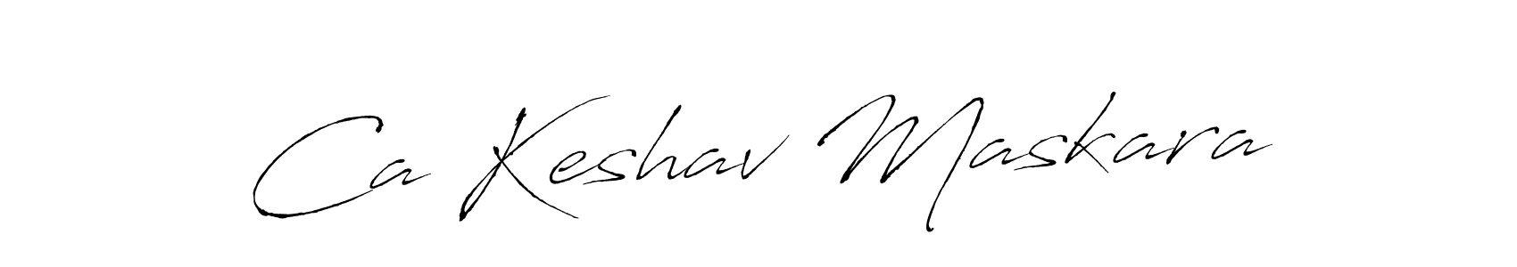 Here are the top 10 professional signature styles for the name Ca Keshav Maskara. These are the best autograph styles you can use for your name. Ca Keshav Maskara signature style 6 images and pictures png