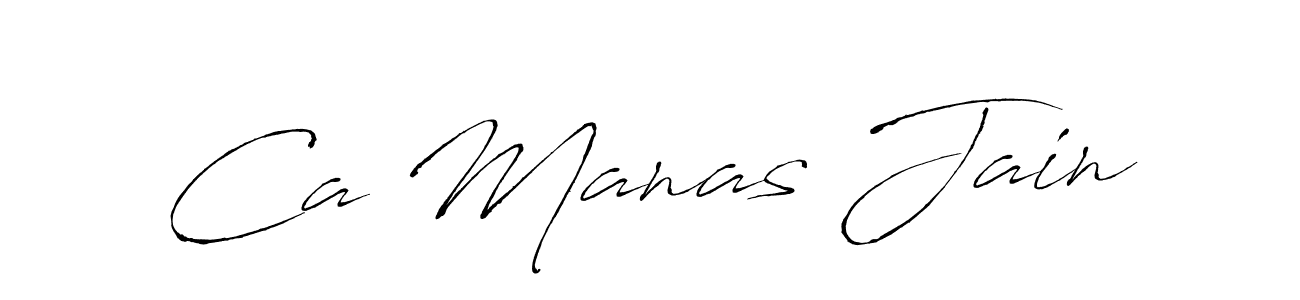 Here are the top 10 professional signature styles for the name Ca Manas Jain. These are the best autograph styles you can use for your name. Ca Manas Jain signature style 6 images and pictures png