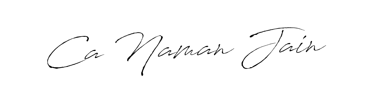 How to make Ca Naman Jain name signature. Use Antro_Vectra style for creating short signs online. This is the latest handwritten sign. Ca Naman Jain signature style 6 images and pictures png