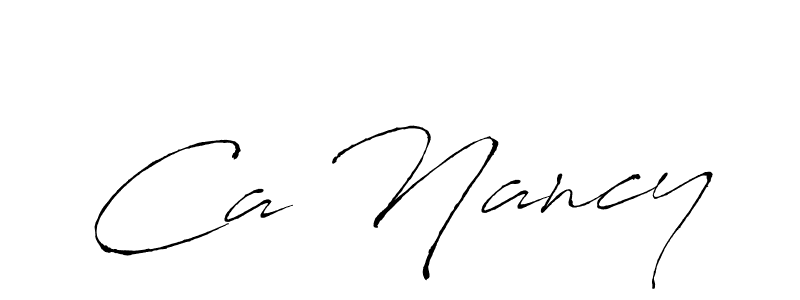 Also You can easily find your signature by using the search form. We will create Ca Nancy name handwritten signature images for you free of cost using Antro_Vectra sign style. Ca Nancy signature style 6 images and pictures png