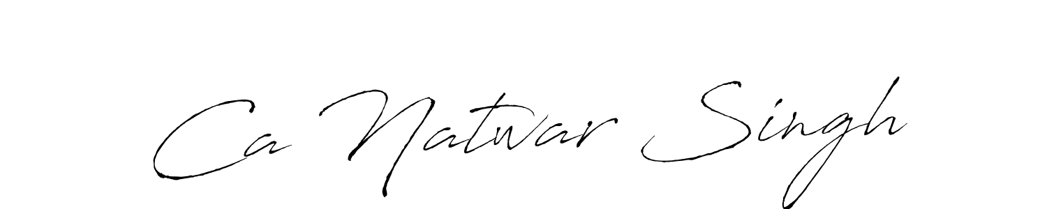 Similarly Antro_Vectra is the best handwritten signature design. Signature creator online .You can use it as an online autograph creator for name Ca Natwar Singh. Ca Natwar Singh signature style 6 images and pictures png