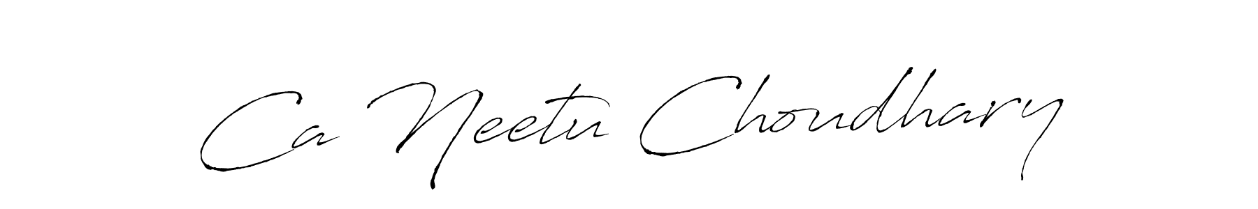 Also You can easily find your signature by using the search form. We will create Ca Neetu Choudhary name handwritten signature images for you free of cost using Antro_Vectra sign style. Ca Neetu Choudhary signature style 6 images and pictures png