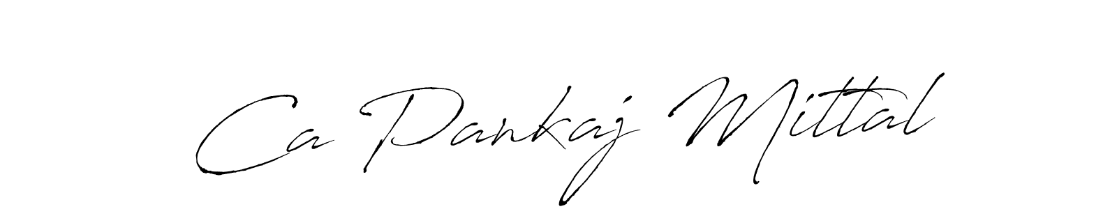 Use a signature maker to create a handwritten signature online. With this signature software, you can design (Antro_Vectra) your own signature for name Ca Pankaj Mittal. Ca Pankaj Mittal signature style 6 images and pictures png