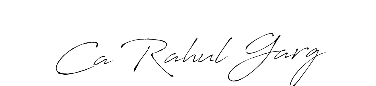 How to make Ca Rahul Garg name signature. Use Antro_Vectra style for creating short signs online. This is the latest handwritten sign. Ca Rahul Garg signature style 6 images and pictures png
