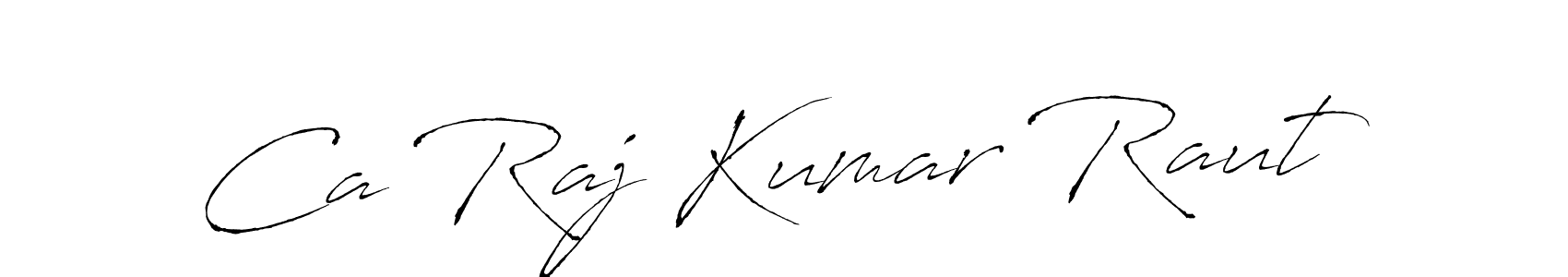 The best way (Antro_Vectra) to make a short signature is to pick only two or three words in your name. The name Ca Raj Kumar Raut include a total of six letters. For converting this name. Ca Raj Kumar Raut signature style 6 images and pictures png