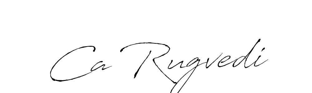 It looks lik you need a new signature style for name Ca Rugvedi. Design unique handwritten (Antro_Vectra) signature with our free signature maker in just a few clicks. Ca Rugvedi signature style 6 images and pictures png